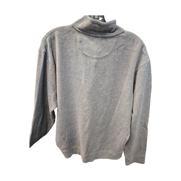 Brooks Brothers Gray Quarter Zip Sweatshirt Mens Large - Picture 4 of 8